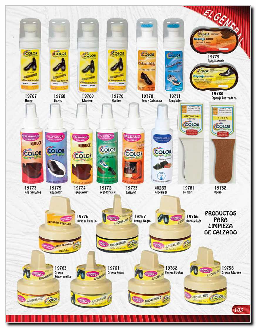 Llamanos al 1(800) 825-9452<br>Catalogos USA<br>(103 of 276)